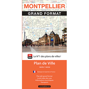 Plan de Montpellier grand format