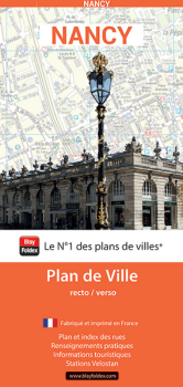 Plan de ville de Nancy - Blay-Foldex