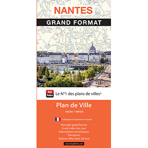 Plan de Nantes grand format