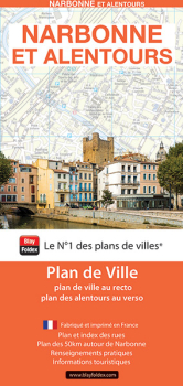 Plan de ville de Narbonne - Blay-Foldex