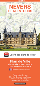 Plan de ville de Nevers - Blay-Foldex