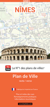Plan de ville de Nîmes - Blay-Foldex