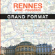 Plan de Rennes grand format