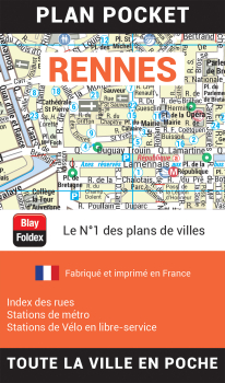 Plan de Rennes format pocket