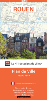 Plan de ville de Rouen - Blay-Foldex
