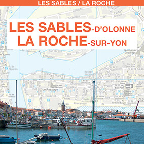 Plan des Sables-d'Olonne et de la Roche-sur-Yon format simple