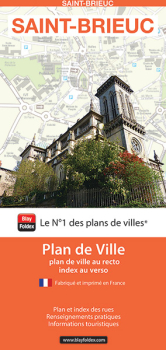 Plan de ville de Saint-Brieuc - Blay-Foldex
