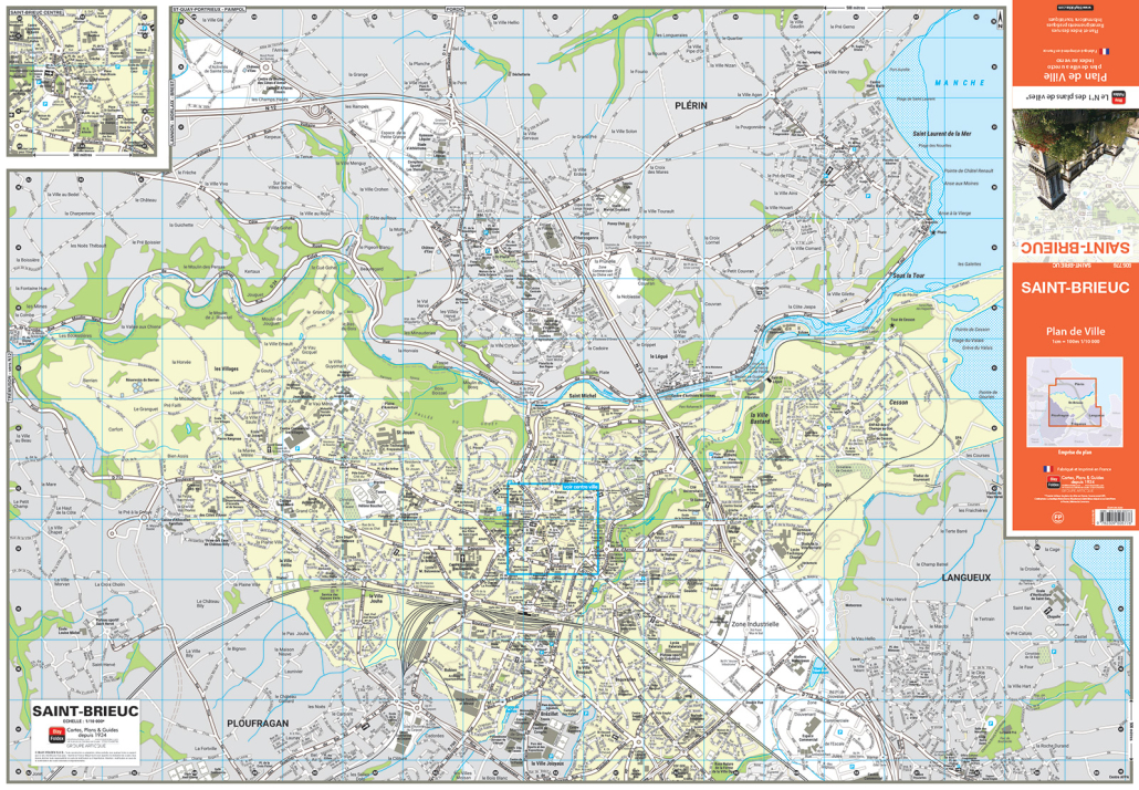 Plan De Ville De Saint Brieuc C tes d Armor Blay Foldex Plan De Ville De Saint Brieuc C tes d Armor Blay Foldex