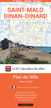 Plan de ville de Saint-Malo Dinard - Blay-Foldex