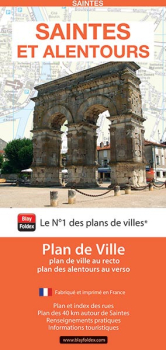 Plan de ville de Saintes - Blay-Foldex