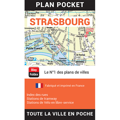 Plan de Strasbourg format pocket