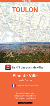 Plan de ville de Toulon - Blay-Foldex