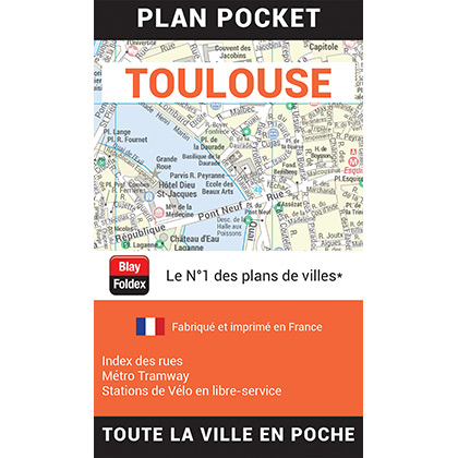 Plan de Toulouse format pocket