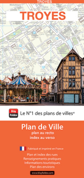 Plan de ville de Troyes- Blay-Foldex