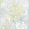 Poster du plan de ville de Chalon-sur-Saône
