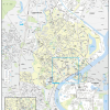 Poster du plan de ville de Chalon-sur-Saône