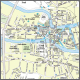 Poster du plan de ville de Charleville-Mézières