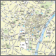 Poster du plan de ville de Périgueux