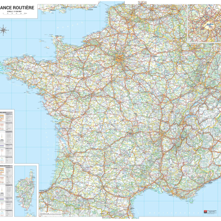 Carte_de_France_routiere - Blay-Foldex