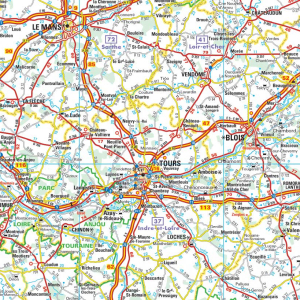 Carte_de_France_routiere - Blay-Foldex