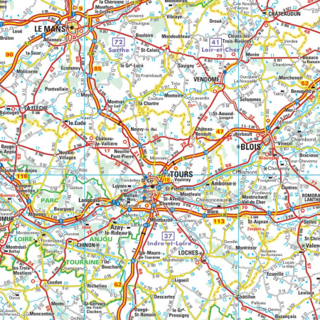 Carte_de_France_routiere - Blay-Foldex