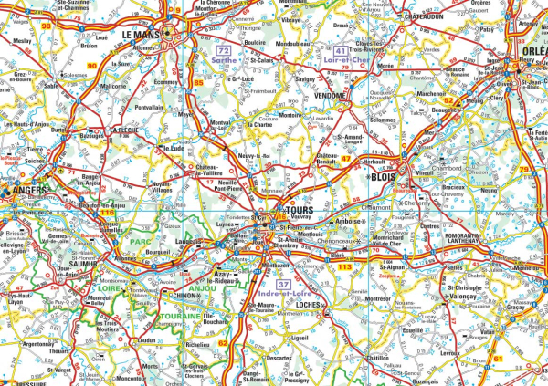 Carte_de_France_routiere - Blay-Foldex