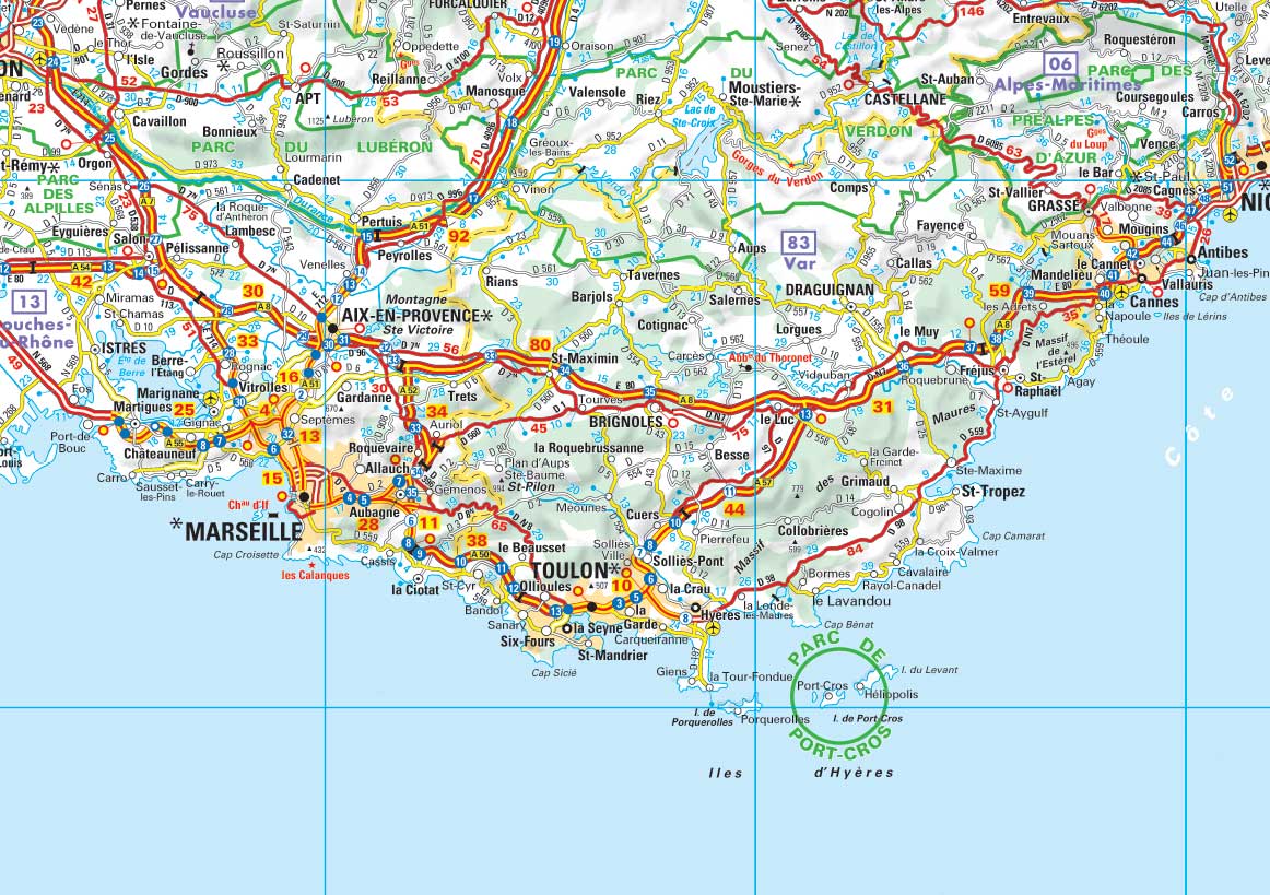 Carte_de_France_routiere - Blay-Foldex