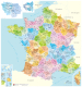 Carte de France administrative 2025 - Blay-Foldex