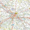 Det_Amiens Carte routière et touristique de la région Picardie