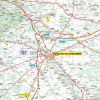 Carte routière et touristique de la région Champagne-Ardenne