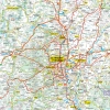 Carte routière et touristique de la région Auvergne
