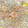 Carte routière et touristique de la région Ile-de-France