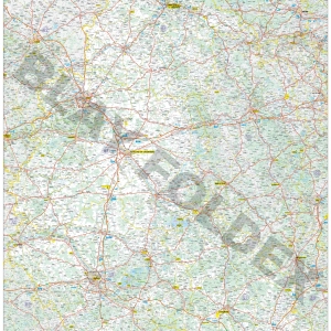 Carte routière et touristique de la région Champagne-Ardenne