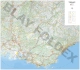 Carte routière et touristique de la région Provence Alpes Côte-d'Azur