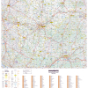 Poster de la carte routière du département de la Charente