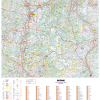 Poster de la carte routière du département de la Drôme