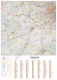 Poster de la carte routière du département de l'Eure-et-Loire