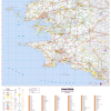 Dept_29 Poster de la carte routière du département du Finistère