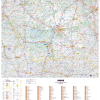 Dept_36 Poster de la carte routière du département de l'Indre