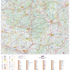Dept_46 Poster de la carte routière du département du Lot