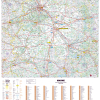 Dept_51 Poster de la carte routière du département de la Marne