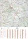 Poster de la carte routière du département de la Marne