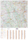 Poster de la carte routière du département de la Meuse