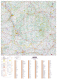 Poster de la carte routière du département de la NIèvre
