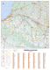 Poster de la carte routière du département des Pyrénées-Atlantiques