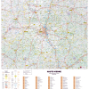 Dept_87 Poster de la carte routière du département de la Haute-Vienne