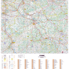 Dept_89 Poster de la carte routière du département de l'Yonne