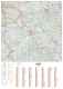 Poster de la carte routière du département de l'Yonne