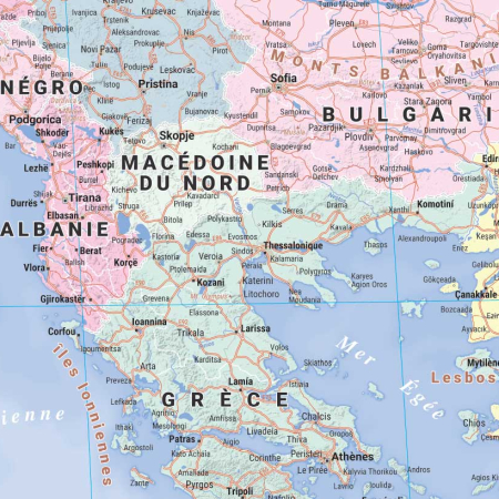 Poster Europe routière - Blay Foldex 2019